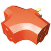 WALL TAP 3-OUTLET ORANGE 15A/125VAC/1875W