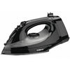 STEAM IRON WITH RETRACTABLE CORD AUTO SHUT-OFF BLACK