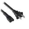 CHEATER CORD 2/18 15FT POLARIZED SOCKET BLACK