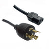 LINE CORD 3/14 15FT RND BLACK NEMA L5-20P