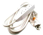 EXTENSION CORD 3/16 15FT 3OUT WHT SJT INDOOR HEAVY DUTY