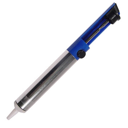 DESOLDERING PUMP METAL SILVER