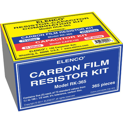 RESISTOR CAPACITOR SET ASSORTED CAP 21 VALUES RES 73 VALUES