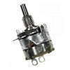 POT LOG 500K SW 1/4IN RND 25MM SOL SPLIT KNURL SHAFT