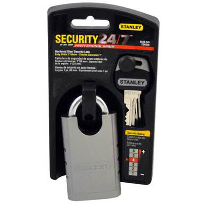 SECURITY LOCK & KEY STEEL 2 INCH BODY