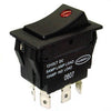 ROCKER SWITCH LIT 1P2T 5A ON-OFF -ON 12VDC QT 21X38MM ACTU BLK