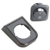 ROCKER SWITCH 1P1T 25A ON-OFF 12VDC QT 25MM DIA BLK RND PANEL