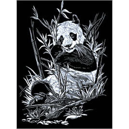 SILVER ENGRAVING PANDA