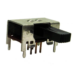 SLIDE SWITCH 2P2T ON-ON PCRA 2.5 LS 10X19MM LONG ACTUATOR