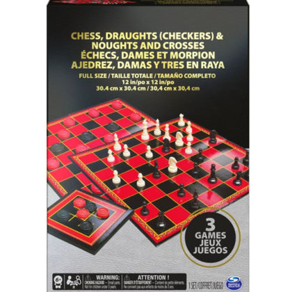 CHESS/CHECKERS(+TIC/TAC/TOE) BASIC BOARD