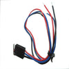 MICRO SWITCH 1P2T NO/NC 13X5.3MM 13MM LEVER IP67 WIRE 30VDC/.01A