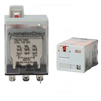 ICE CUBE CONTROL RELAY 15A 3P2T 120VAC COIL 11PIN SKT MOUNTING