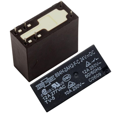 RELAY DC 24V 2P1T 12A 6P PCMT 12A/277VAC