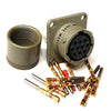 MIL SPEC CIRCULAR JACK 10S CHMT  7.5A/600V