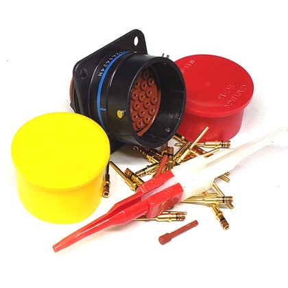 MIL SPEC CIRCULAR PLUG 24P CHMT  7.5A