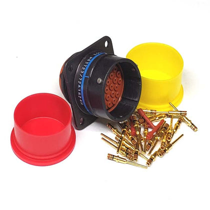 MIL SPEC CIRCULAR PLUG 24P CHMT 7.5A WITHOUT EXTRACTION TOOL