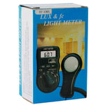 LIGHT METER 0-50000LUX/FC +/-5% RDG +/- 10DGTS(<10000LUX/FC)