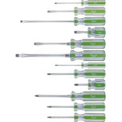 SCREWDRIVER SET PHIL 4PC/ SLOT 6PC/TORX 2PC 12PC/SET