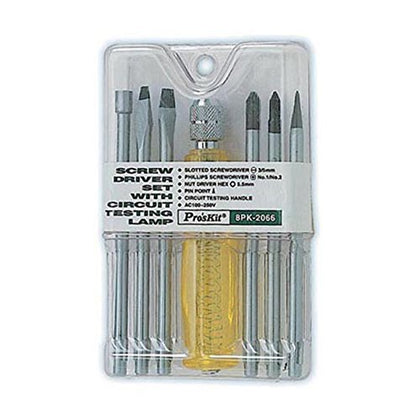 SCREWDRIVER SET 7PCS INTERCHANGE