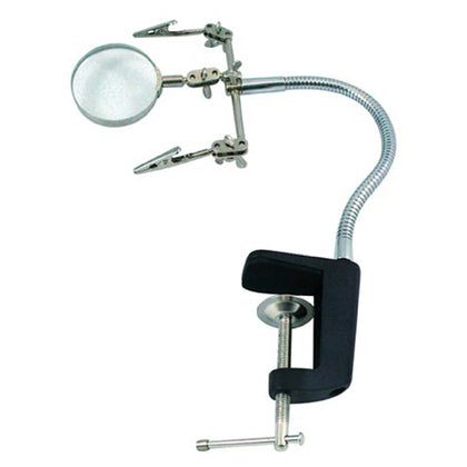HELPING HAND W/MAGNIFIER - CLAMP