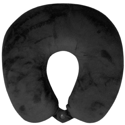TRAVEL PILLOW MEMORY FOAM BLACK