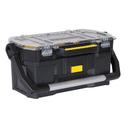 TOOL CASE EMPTY 19X10X9.5IN TOTE PLUS ORGANISER HEAVY DUTY