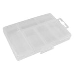 COMPONENT BOX 5.3X3.3X.98IN CLEAR 5 COMPARTMENTS
