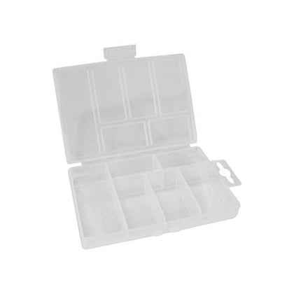 COMPONENT BOX 11X6.7X2.4IN CLEAR 6-18 ADJUSTABLE COMPARTMENTS