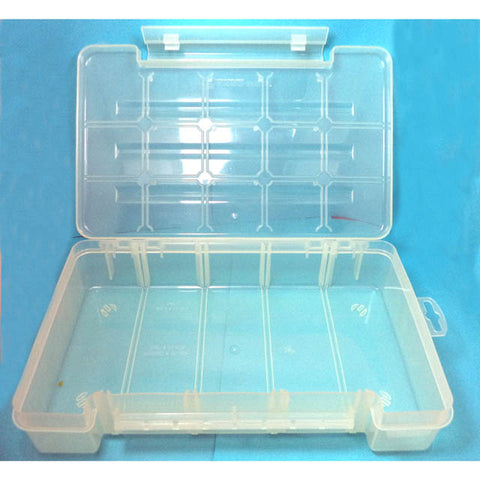 COMPONENT BOX 11X6.5X5.2IN CLEAR ONE COMPARTMENT