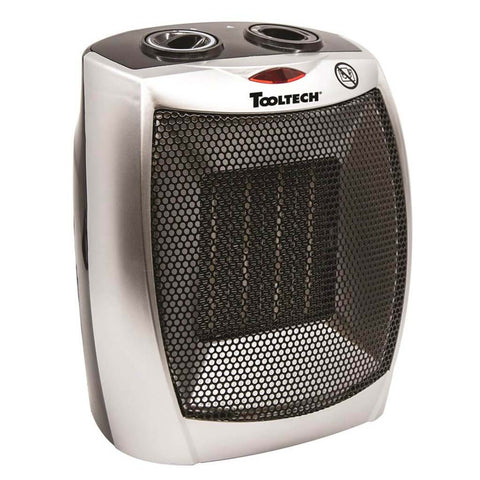HEATER CERAMIC WITH THERMOSTAT 750-1500W 2 SETTINGS 120VAC