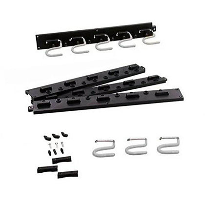 STORAGE SYSTEM ADJUSTABLE 64IN 28 HOOKS LOAD PER CLAMP 6.8KG