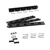 STORAGE SYSTEM ADJUSTABLE 64IN 28 HOOKS LOAD PER CLAMP 6.8KG