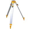 CONSTRUCTION TRIPOD HEAVY DUTY ALUMINUM BODY QUICK RELEASE CLAM