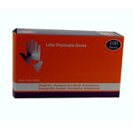GLOVES INDUSTRIAL/FOOD LARGE LATEX POWDERED DISPOSABLE CLEAR