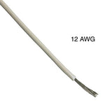 WIRE STRANDED 12AWG 100FT WHITE TC PVC FT1 600V 105C