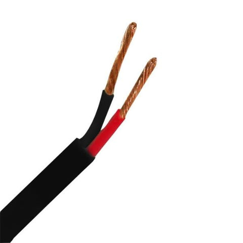 SPEAKER WIRE 16AWG 2C 500FT BLK OFC