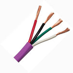 SPEAKER WIRE 12AWG 4C 500FT PURPLE SPOOL