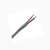 CABLE 2C 18AWG STR UNSH 1000FT CMR GREY