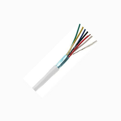CABLE 6C 22AWG STR SHLD 500FT CMP PLENUM WHT