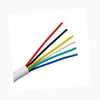 CABLE 6C 22AWG SOL UNSH 1000FT WHT