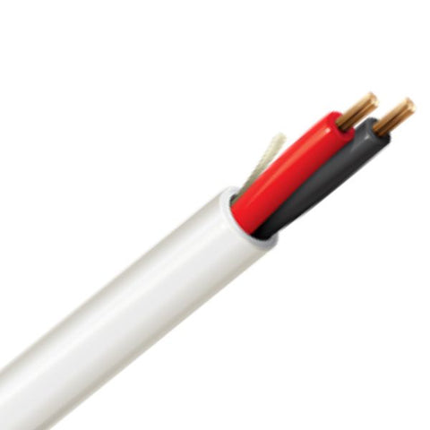CABLE 2C 22AWG STR UNSH 660FT CMP WHITE SECURITY & AUDIO CABLE