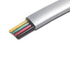 TELEPHONE FLAT CABLE UNSH 6C/26 1000FT/RL GREY