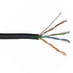 CABLE CAT6 FT6 SOL BLK 1000FT UTP 4P/23AWG 550MHZ
