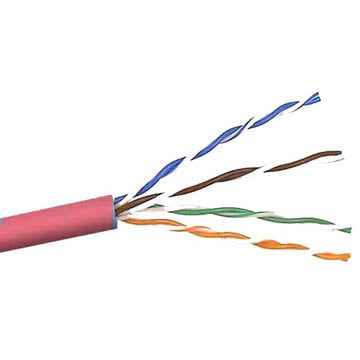 CABLE CAT5E FT4 SOL RED 1000FT UTP 4P/24AWG 350MHZ