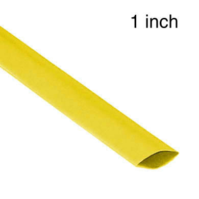 TUBING HST 1INX3IN DW YELLOW ADHESIVE
