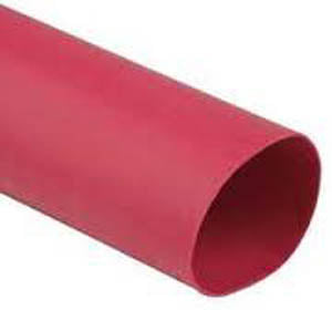 TUBING HST 3INX4FT DW RED 600V 125C ADHESIVE