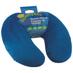 TRAVEL PILLOW ASSORTED COLORS REMOVABLE OUTER COVER