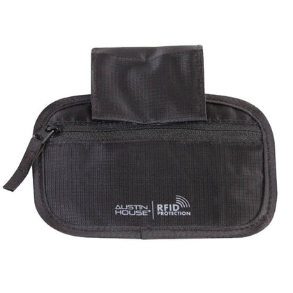 TRAVEL HIDEAWAY POCKET WITH BELT LOOP RFID PROTECTED
