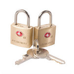 LUGGAGE LOCK BRASS TSA APPROVED SOLID 20MM