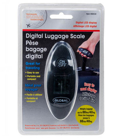 LUGGAGE SCALE DIGITAL WEIGHS UPTO 40KG 1 CR2032 INCLUDED